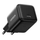 Зарядний пристрій Ugreen X512 1xUSB 20W (USB-C) Black (55553) - зображення 1