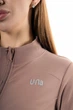 Кофта жіноча спортивна U:na коричнева 346828_M - зображення 3