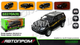 Іграшкова машинка металева Toyota Land Cruiser Prado Автопром Тойота джип 1:24, чорна, 20*7*8 см, (68270) - зображення 10