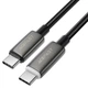 Дата кабель Acefast C23-03 Type-C to Type-C 60W (1.2m) (Black) (244360) - зображення 2
