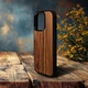 Накладка SkinBacker Wood для Apple iPhone 16 Pro Max Палисандр (80152) - изображение 2