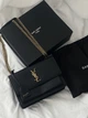 Женская сумка клатч Sunset Medium Shoulder Bag YSL черный - изображение 1