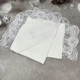 Крыжма для крещения Ажурная 90х90 белая - изображение 4