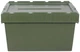Ящик пластиковый (800х600х440) сплошной, оливковый - изображение 4