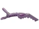 Зажим для волос «Крокодил» пластиковый (лиловый) Zauber-manicure 06-092B-5 - изображение 5