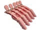 Зажим для волос «Крокодил» пластиковый (розовый) Zauber-manicure 06-092D-5 - изображение 3