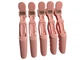 Зажим для волос «Крокодил» пластиковый (розовый) Zauber-manicure 06-092D-5 - изображение 4