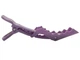 Зажим для волос «Крокодил» пластиковый (лиловый) Zauber-manicure 06-092B-5 - изображение 8