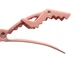 Зажим для волос «Крокодил» пластиковый (розовый) Zauber-manicure 06-092D-5 - изображение 10