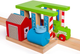 Drewniany zestaw do zabawy Bigjigs Rail Stacja do mycia pociągów (0691621092507) - obraz 3