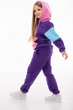 Детский спортивный утепленный костюм Kindamor Warm Beauty Purple для девочки, флис 140 см фиолетовый с розовым - изображение 12