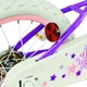 Детский двухколесный велосипед для девочки Royal Baby Stargirl 18 дюймов RB18G-1 с корзиной (Фиолетовый) - изображение 7