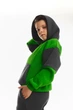 Детский спортивный утепленный костюм Kindamor Active Heat Grey/Green, флис для мальчика 128 см серый с зеленым - изображение 8