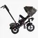Детский трехколесный велосипед Best Trike 6088 F надувные/фара, с USB, пультом, родительской ручкой (Золотистый) - изображение 6