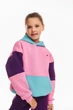 Детский спортивный утепленный костюм Kindamor Snug Princess Purple/Pink, флис для девочки 128 см фиолетовый с розовым - изображение 5