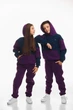 Дитячий спортивний утеплений костюм Kindamor Active Heat Purple/Blue, фліс для дівчинки 128 см фіолетовий з синім - зображення 12