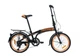 Велосипед складной 20 дюймов Crossride City Folding с багажником, рама 12.5" (Черно-оранжевый) - изображение 1