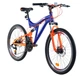 Велосипед горный подростковый Crossride Nitro 24 дюйма, рама 11" (Синий) - изображение 2