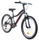Велосипед горный подростковый Crossride Cross V-brake 24 дюйма алюминиевый, рама 13" (Черно-красный) - изображение 2