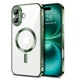 Чехол Fiji Chrome для Apple iPhone 16 Plus с MagSafe и защитой камер Green - изображение 1