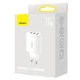 Мережевий зарядний пристрій Baseus Compact 17W / 3.4A 3USB для Apple / Xiaomi White - зображення 5