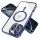 Чохол Fiji Chrome для Apple iPhone 16 Pro з MagSafe та захистом камер Dark Blue - зображення 1