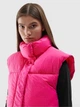 Теплый жилет короткий женский 4F Vest F075 4FAW23TVESF075-55S XL Фуксия (5904698481095) - изображение 5