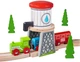 Akcesoria do drewnianej kolejki Bigjigs Rail Wieża ciśnień z torami (0691621091241) - obraz 2
