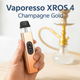 Под система Vaporesso XROS 4 Champagne Gold вейп1000 мАч многоразовая электронка иксрос 4 до 30 Вт картриджи 2 мл / 3 мл - изображение 5