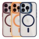 Чохол TPU+PC+Metal Stand Case with MagSafe and Camera Lenses для iPhone 16 Pro Max М'ята упаковка Dark Blue - зображення 2