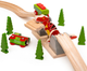 Drewniany zestaw kolejowy  Bigjigs Rail Most z tyranozaurem 7 elementów (0691621002780) - obraz 3