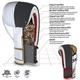 Перчатки боксерські RDX Rex Leather 14 унцій, різнокольорові - зображення 8