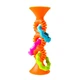 Прорізувач-брязкальце на присосках Fat Brain Toys pipSquigz Loops помаранчевий (FA165-1) - изображение 1