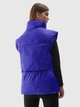 Теплый жилет короткий женский 4F Vest F075 4FAW23TVESF075-36S M Синий (5904698481071) - изображение 2