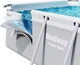 Басейн каркасний прямокутний 11в1 Bestway 56623 Power Steel 956 x 488 см - білий - изображение 7