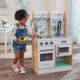 Детская интерактивная игровая деревянная кухня KidKraft Let's Cook кухня детская игрушечная деревянная звуковые световые эффекты ролевые детские игры игровой набор детская игровая кухня - изображение 1