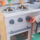 Детская интерактивная игровая деревянная кухня KidKraft Let's Cook кухня детская игрушечная деревянная звуковые световые эффекты ролевые детские игры игровой набор детская игровая кухня - изображение 4