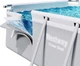 Басейн каркасний прямокутний 12в1 Bestway 56474 Power Steel 732 x 366 см - світло-сірий - изображение 3