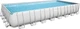 Басейн каркасний прямокутний Bestway Power Steel 956 х 488 х 132 см - білий - изображение 2