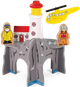 Zestaw drewniany Bigjigs Rail Czterostronny tunel z latarnią morską i heliportem (0691621722831) - obraz 1