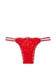 Женские трусики Victoria’s Secret Twinkle Strap Lace Brazilian S красные - изображение 4