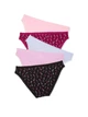 Набір трусиків Victoria's Secret (43652955162820) Stretch Cotton Lace-Trim Bikini 5-Pack XS комбіновані - зображення 2
