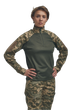 Женская боевая рубашка UBACS для бронежилета Пиксель/Хаки - изображение 1