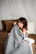 Плед серый Hilzer (woolmark) из отборной шерсти мериноса — 150х200. Размер 150x200. - изображение 4