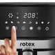 Мультипечь без масла Rotex ROM-XL Up&DownFry аэрофритюрница 7.5 л аэрогриль 2000 Вт черно-серый (O77) - изображение 3