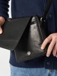 Чоловіча шкіряна сумка через плече Visconti S7 Messenger Bag A5 (Black) - зображення 11