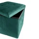 Пуф для зберігання велюровий TH-05 GREEN - зображення 2