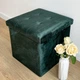 Пуф для зберігання велюровий TH-05 GREEN - зображення 3