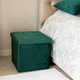 Пуф для зберігання велюровий TH-05 GREEN - зображення 5