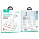 Сітковий підовжувач HOCO AC12A Reise 2-position expansion socket(PD30W/1C3A) White (6942007607100 ) - зображення 7